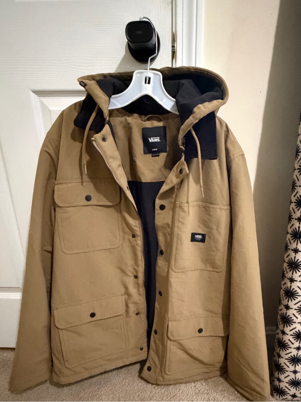 Vans Men’s Tan Hooded Field Jacket